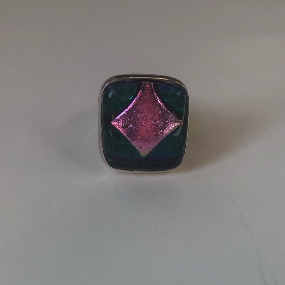 Dichroic Silver Ring - Picture 7 of 14